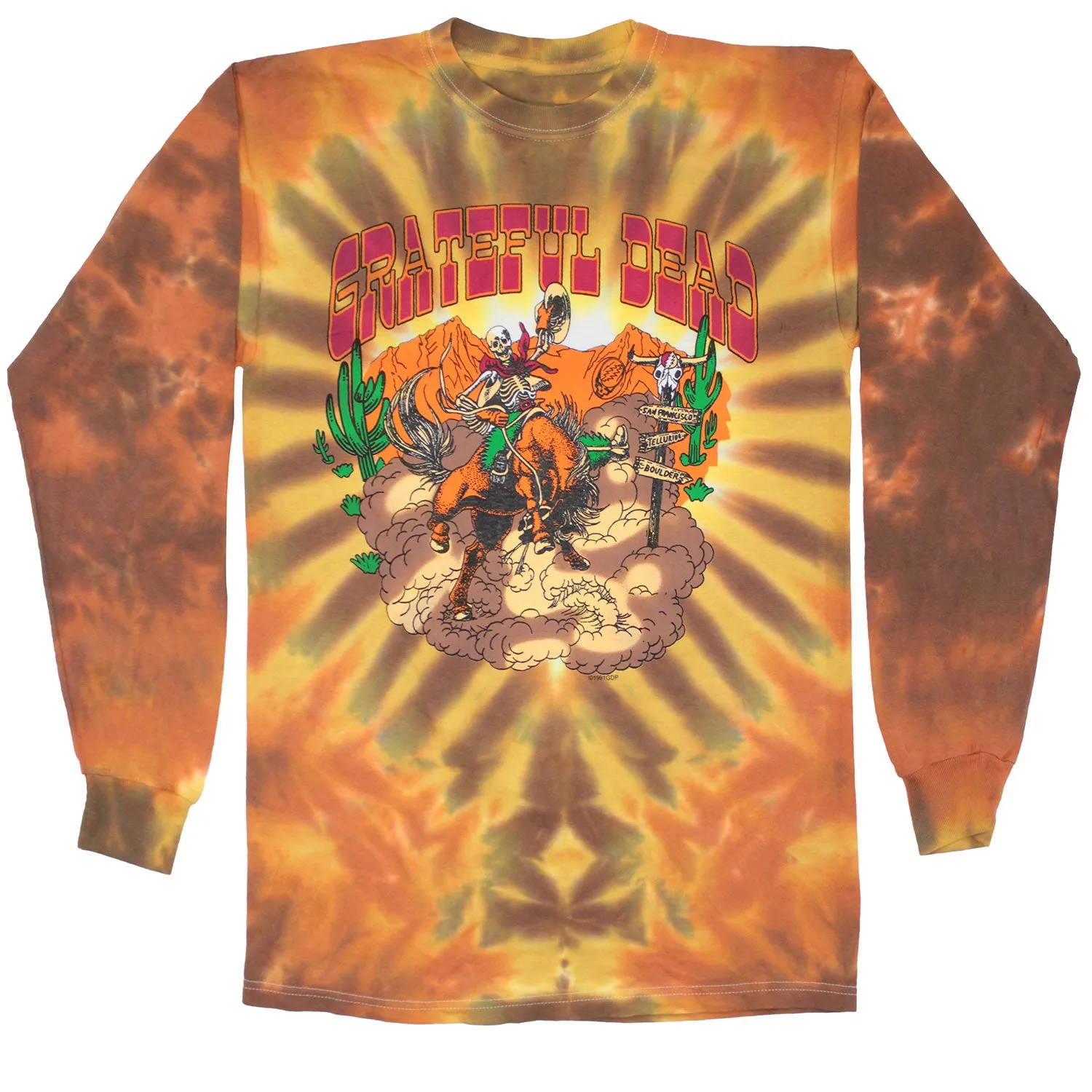 Bronco Billy Tie Dye Long Sleeve sold by Rockabilia