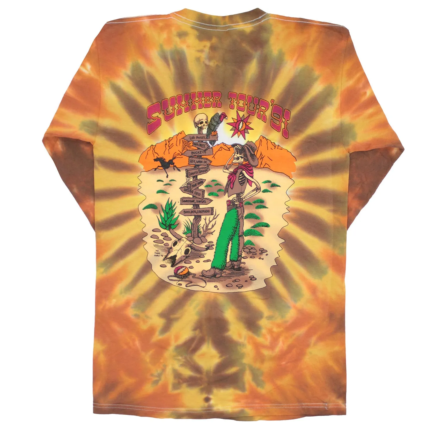 Bronco Billy Tie Dye Long Sleeve sold by Rockabilia product image thumbnail 2