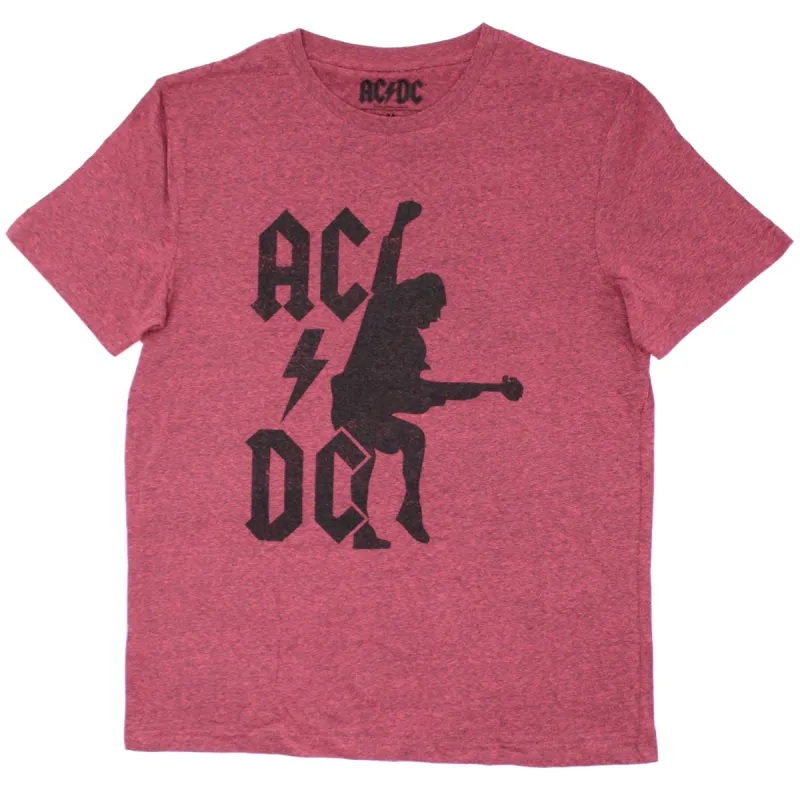 Angus Young Silhouette T-shirt sold by Rockabilia