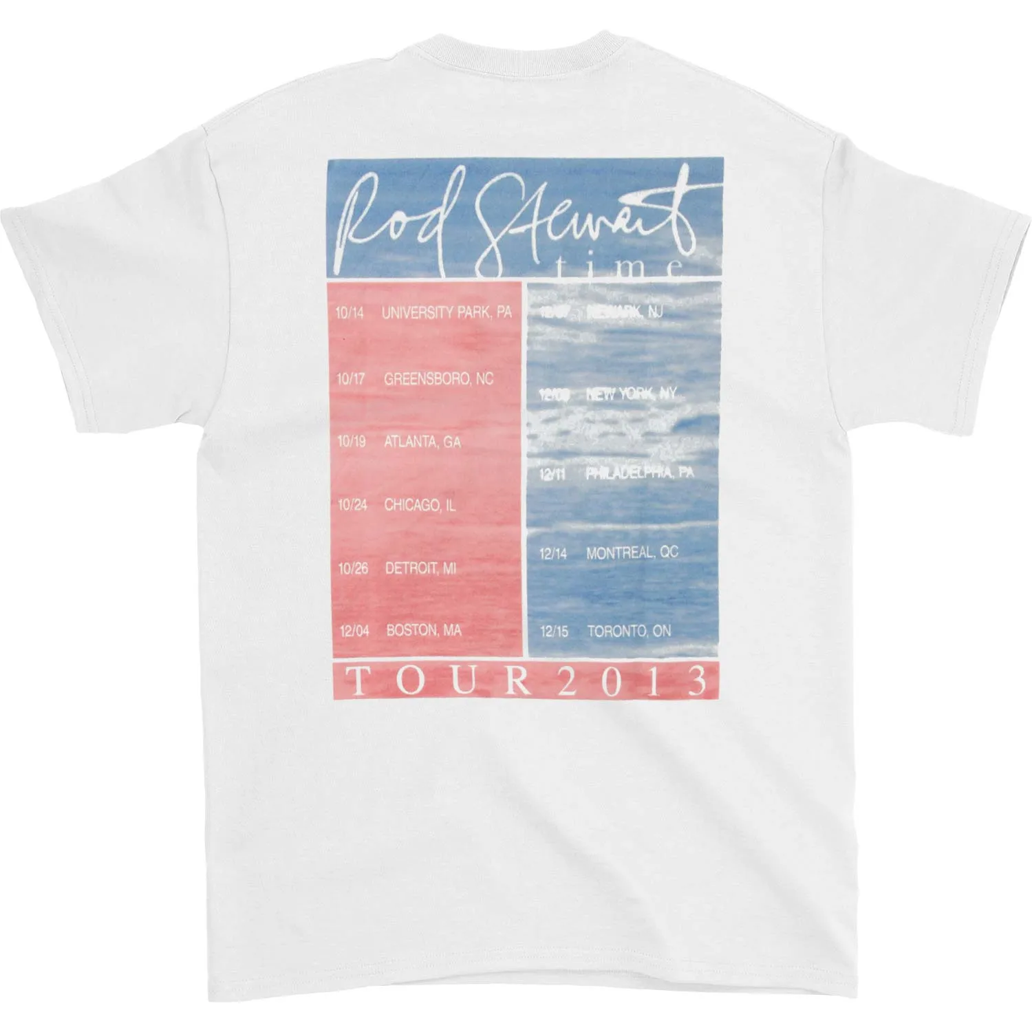 Leather Jacket 2013 Tour T-shirt sold by Rockabilia product image thumbnail 2