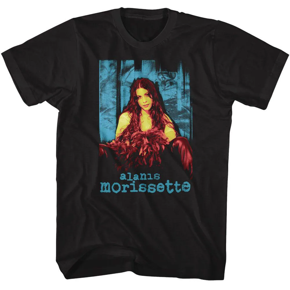 Alanis Morissette Tricolor T-shirt sold by Rockabilia