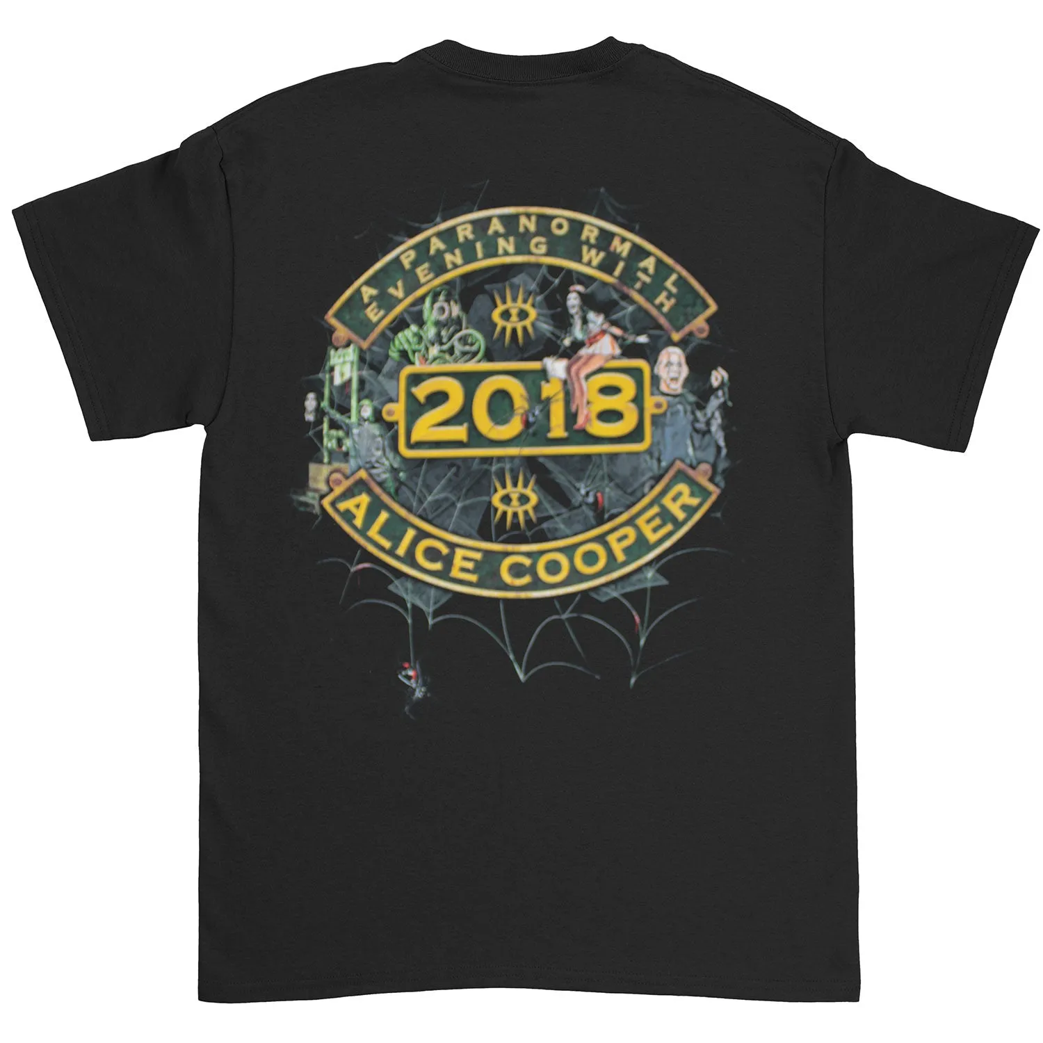 Spiderweb Gas Mask Tee T-shirt sold by Rockabilia product image thumbnail 2