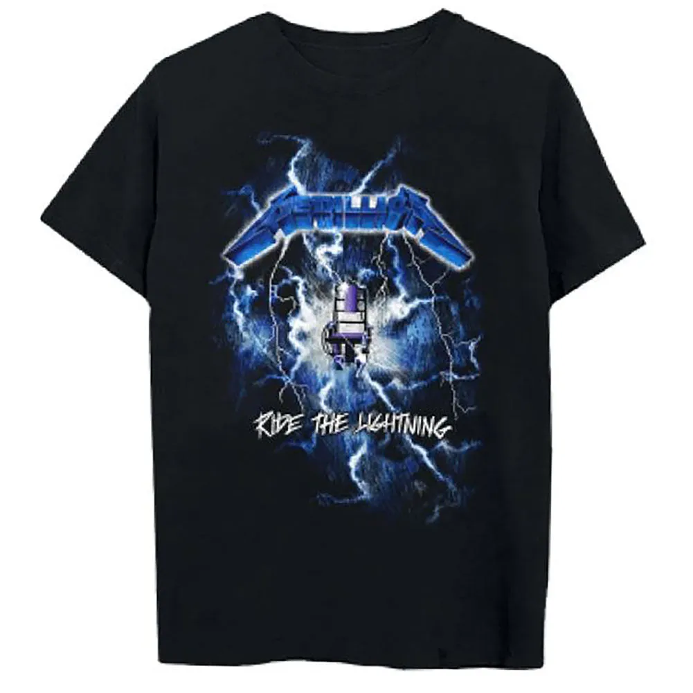 Blue Lightning T-shirt sold by Rockabilia