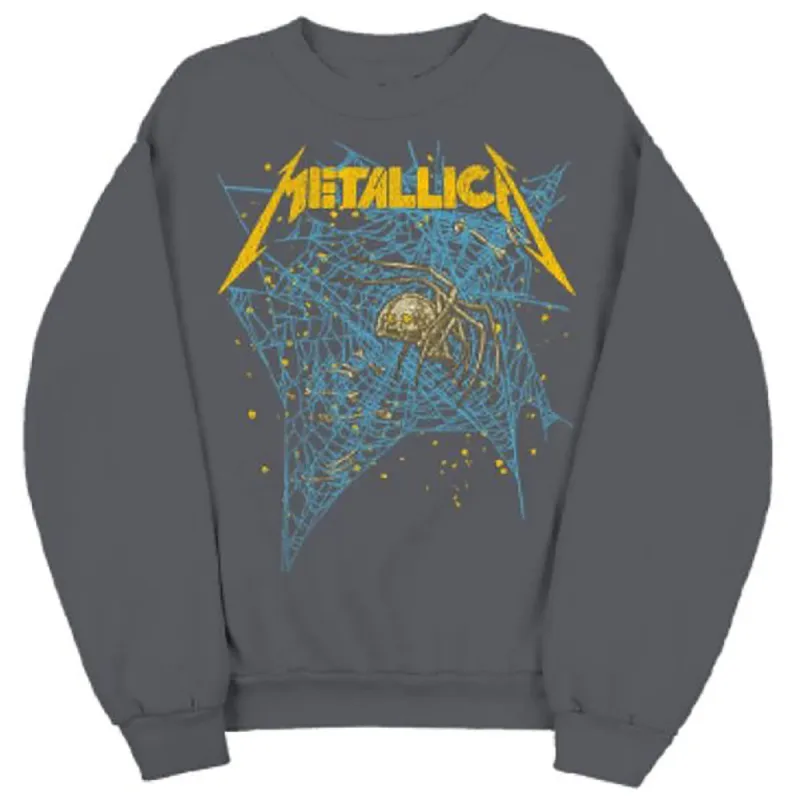 Spider Fleece Sweatshirt sold by Rockabilia