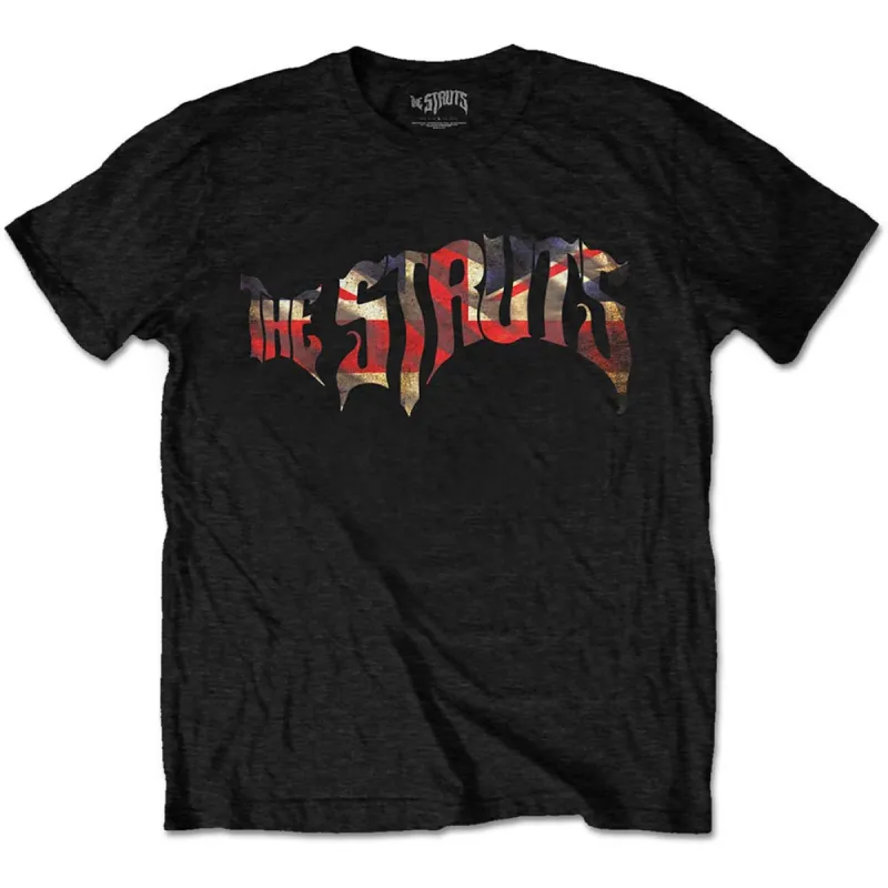 Union Jack Logo Slim Fit T-shirt sold by Rockabilia