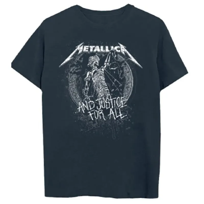 Grey & White Justice For All T-shirt sold by Rockabilia