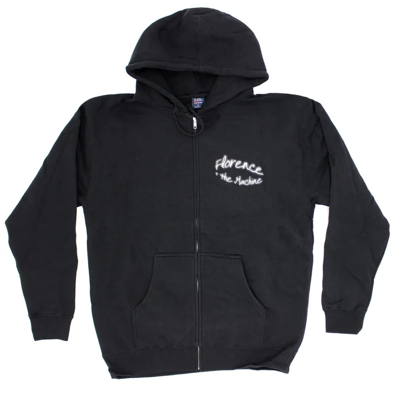 Logo Zippered Hooded Sweatshirt sold by Rockabilia