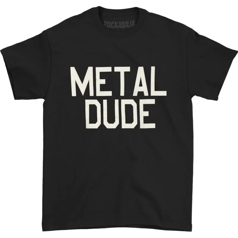 Metal Dude T-shirt sold by Rockabilia