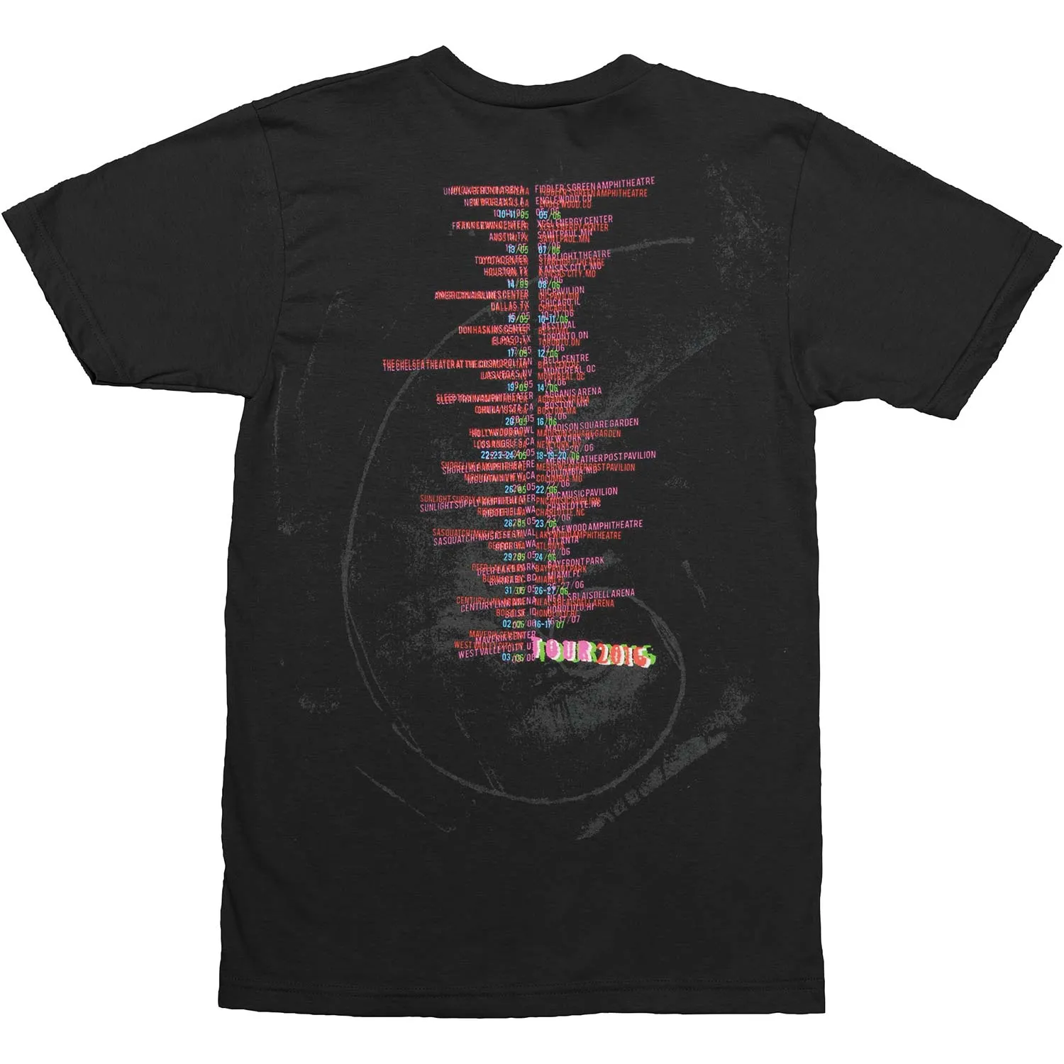 Smeared 2016 Tour T-shirt sold by Rockabilia product image thumbnail 2