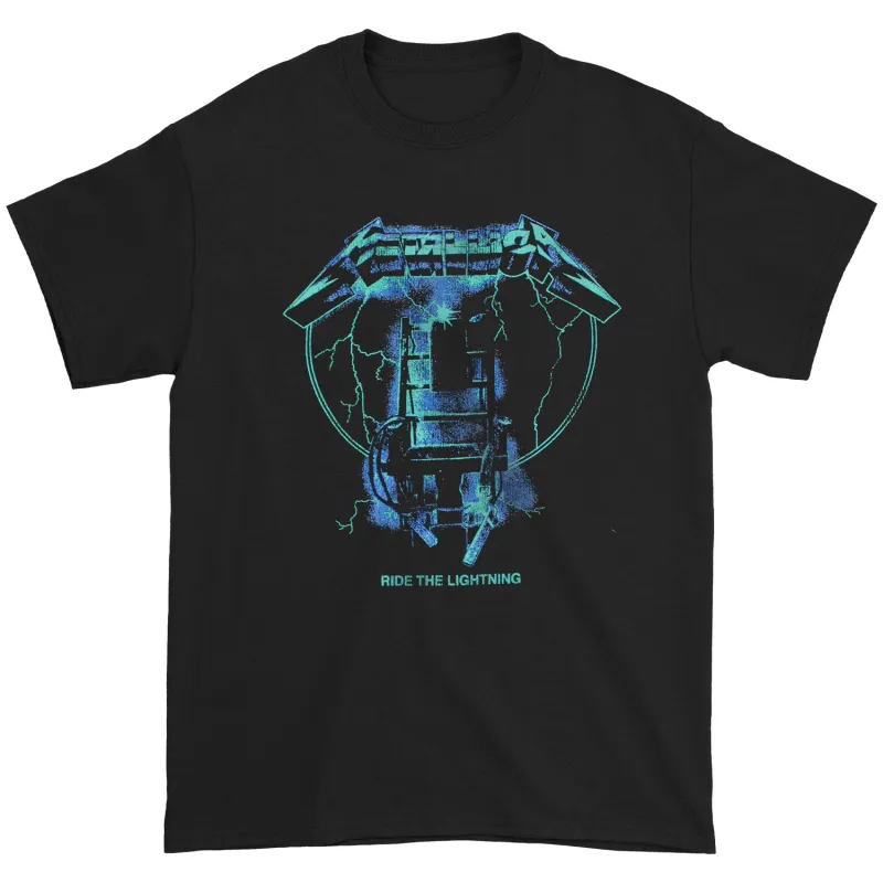 Teal Ride The Lightning T-shirt sold by Rockabilia