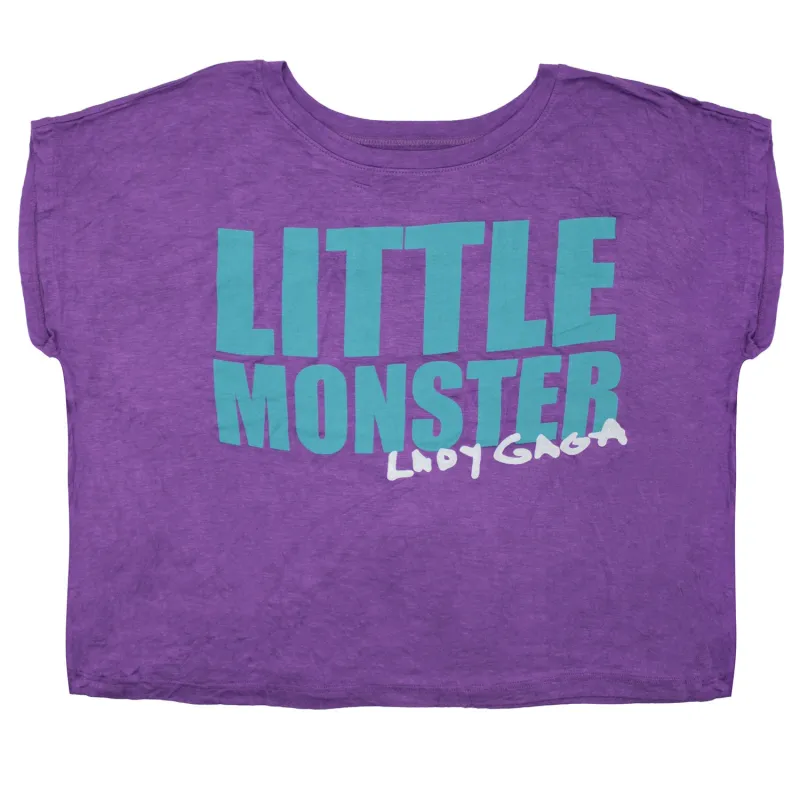 Little Monster Oversized Crop Top Junior Top sold by Rockabilia
