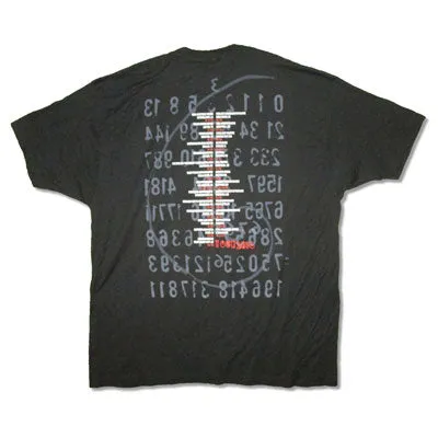 Numbers On Black 2016 Tour T-shirt sold by Rockabilia product image thumbnail 2