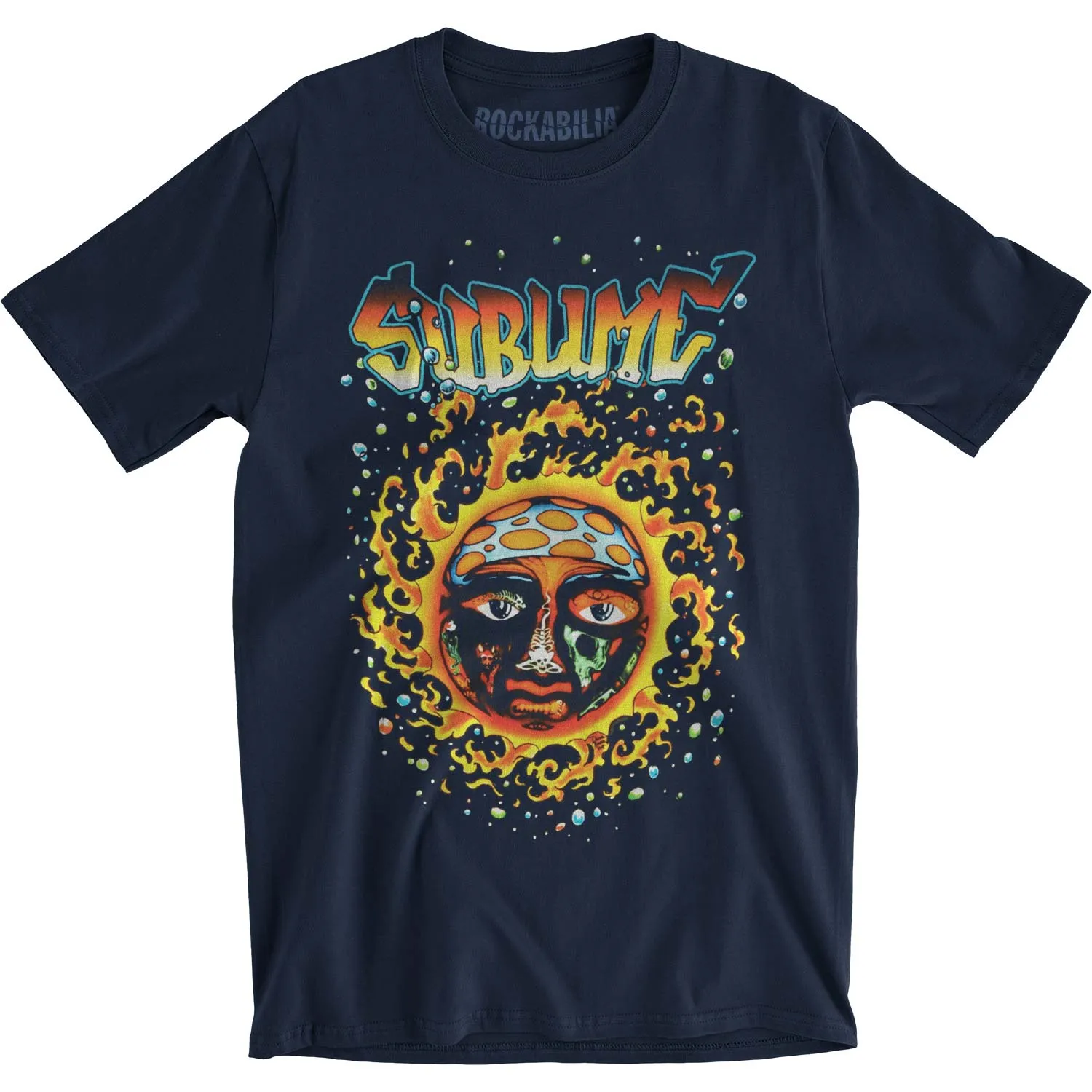 Sun Solar Burst Mens Soft T Slim Fit T-shirt sold by Rockabilia