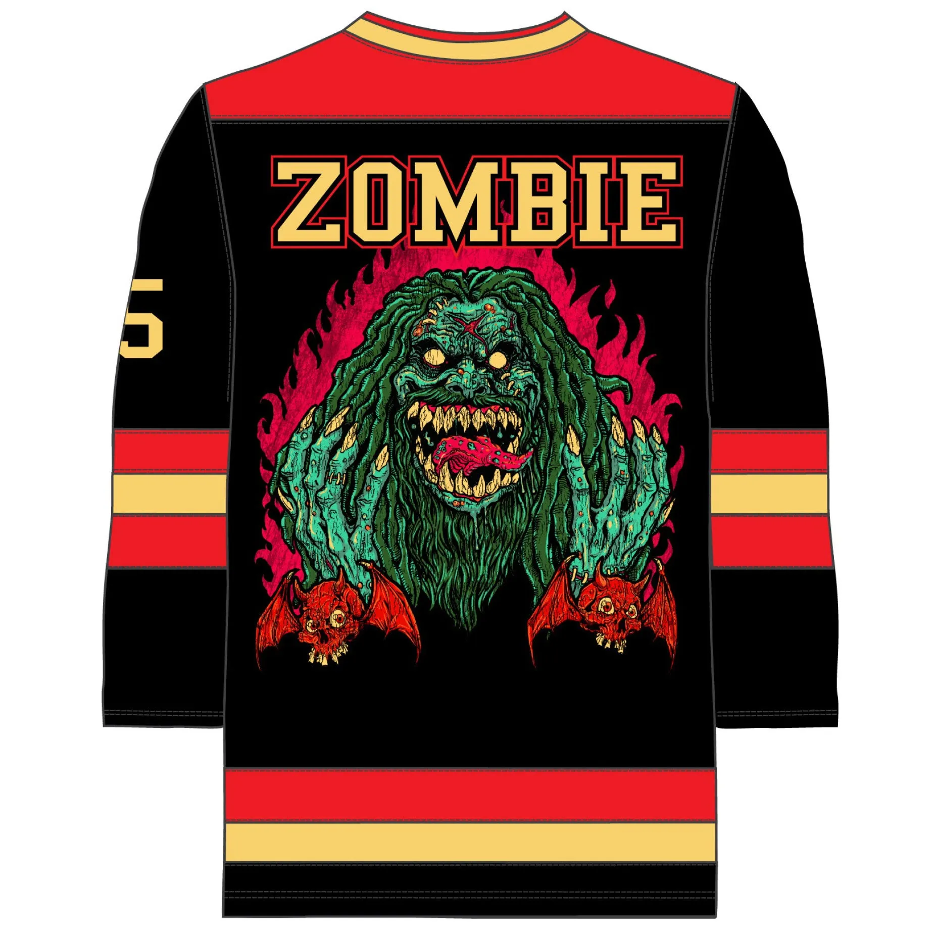 Superbeast by Puis Calzada (Rockabilia Exclusive) Hockey Jersey sold by Rockabilia product image thumbnail 2