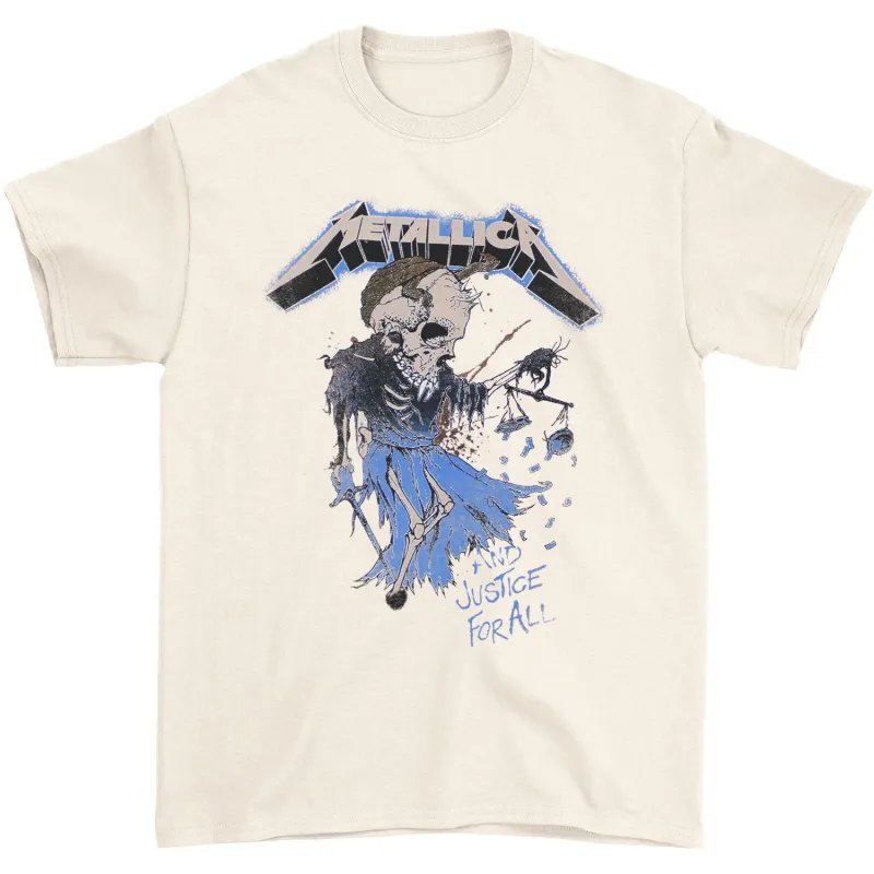Justice For All Beige T-shirt sold by Rockabilia