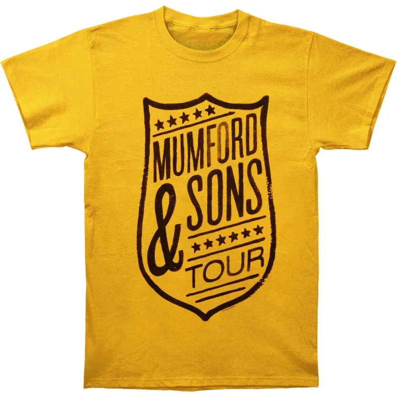 Shield Tour Slim Fit T-shirt sold by Rockabilia