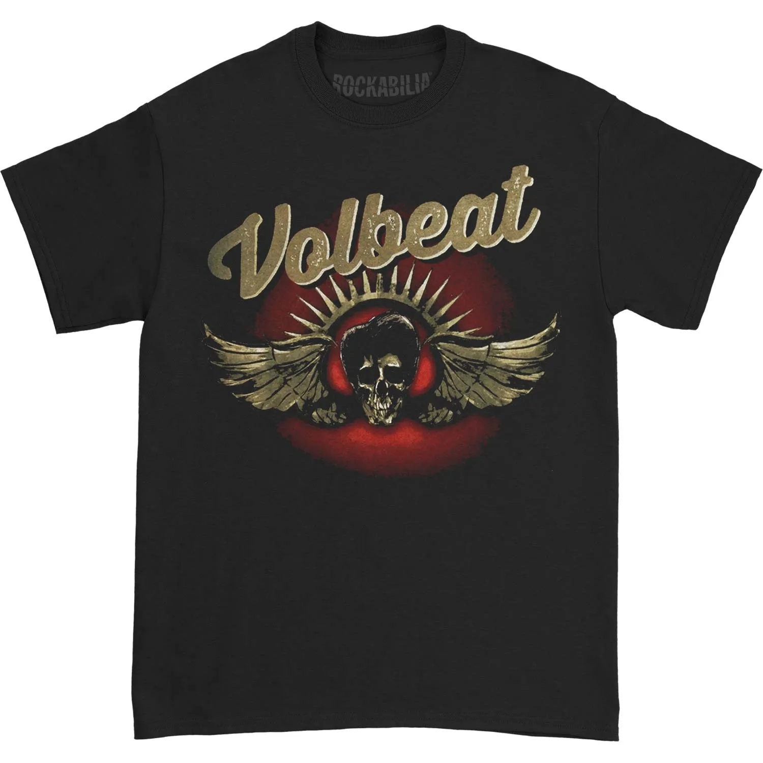 Dark Skull Wings T-shirt sold by Rockabilia
