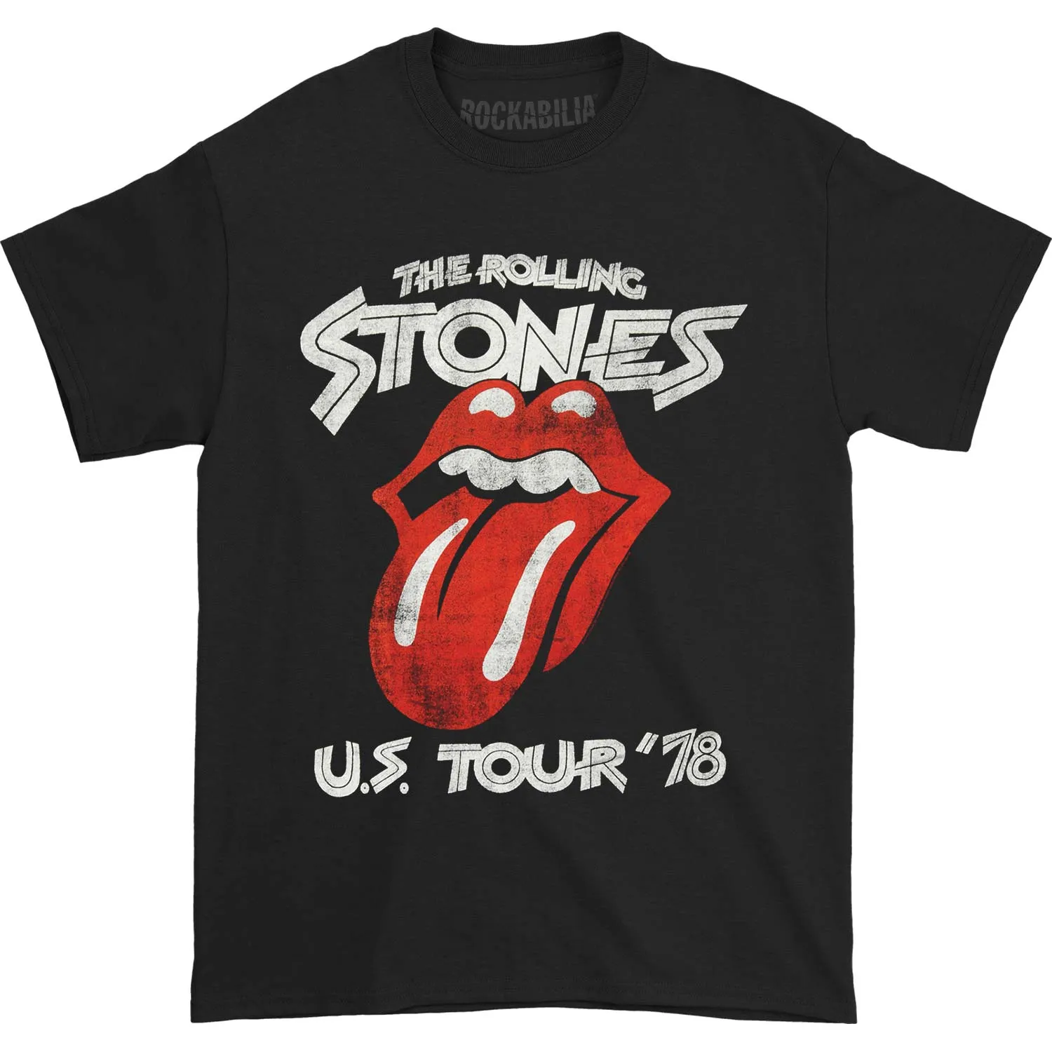 The Rolling Stones US Tour 78 Tee T-shirt sold by Rockabilia