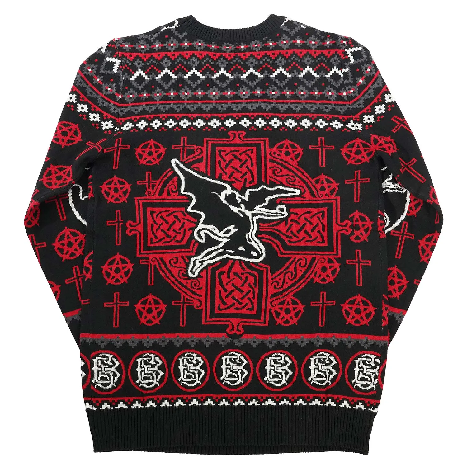 Black Sabbath Holiday Sweater Sweatshirt sold by Rockabilia product image thumbnail 2