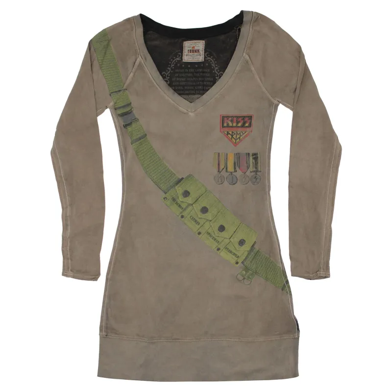 KISS Army Mock Uniform by TRUNK LTD Junior Top sold by Rockabilia