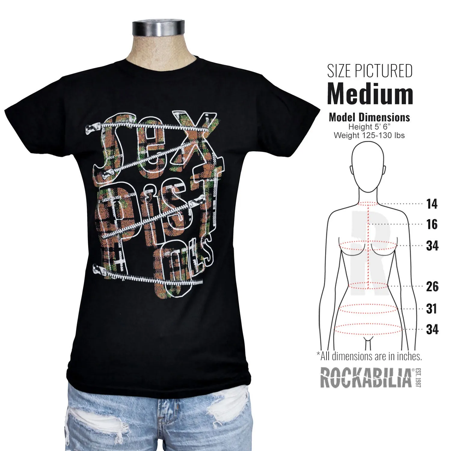 Plaid Zipper Junior Top sold by Rockabilia product image thumbnail 2