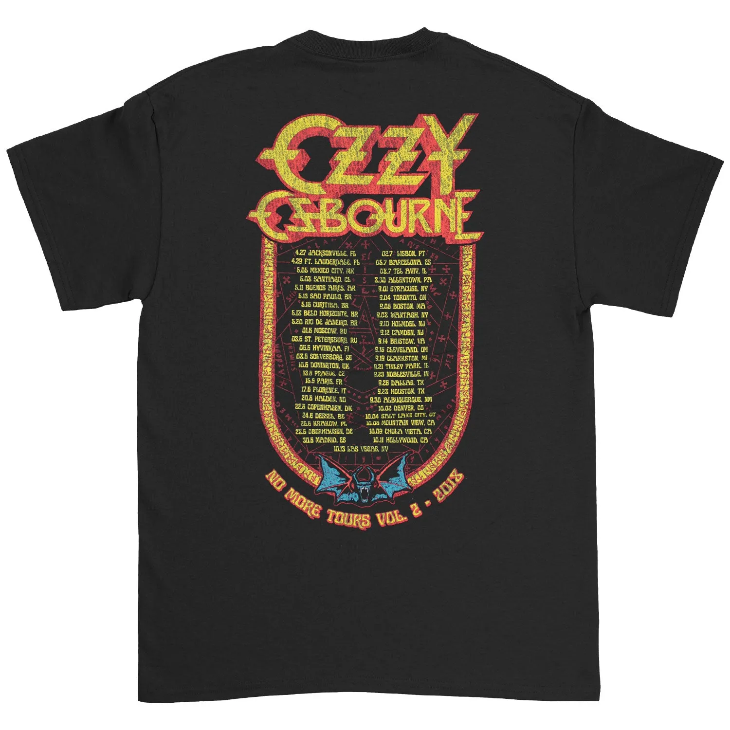 No More Tours 2018 Vol 2 (Limited Edition - Collectors Item) T-shirt sold by Rockabilia product image thumbnail 2