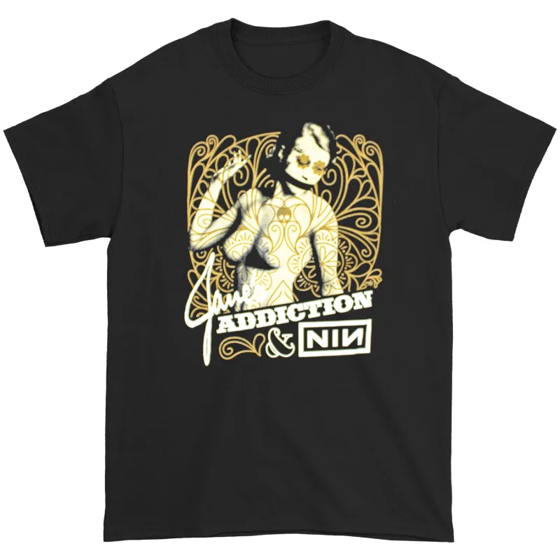 Jane's Addiction & NIN Ninja 2009 T-shirt made by Rockabilia