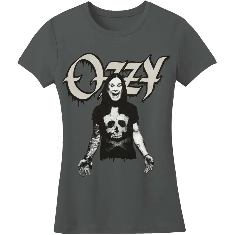 Ozzy Wearing Skull And CB Junior Top sold by Rockabilia