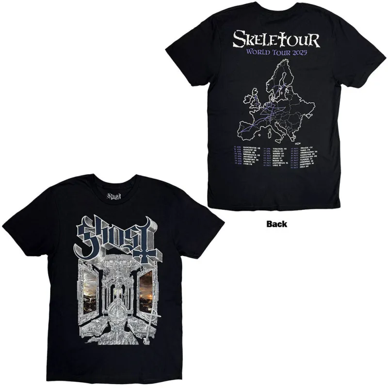 Skeleta Album Cover '25 Tour Dates T-shirt made by Rockabilia