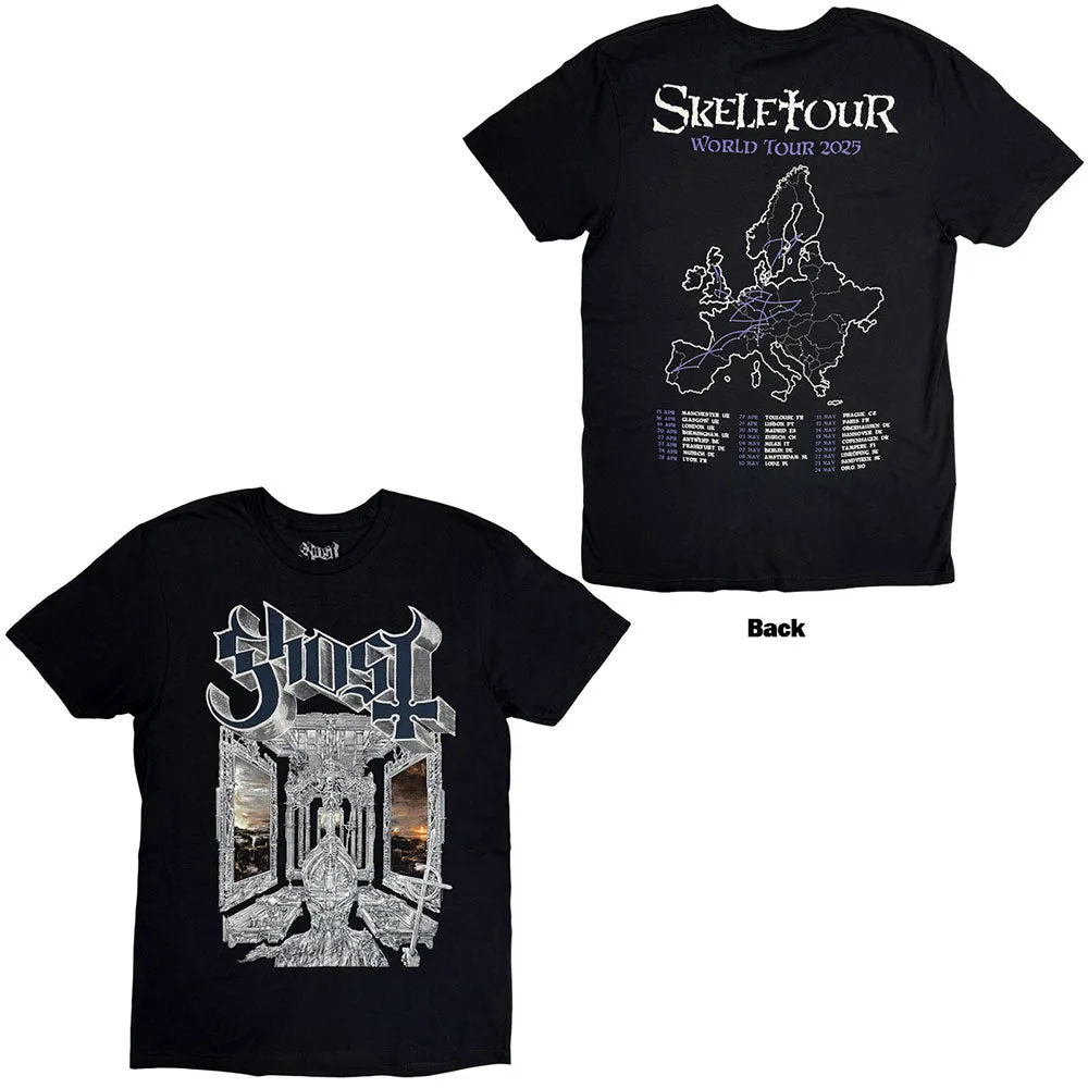 Skeleta Album Cover '25 Tour Dates T-shirt sold by Rockabilia