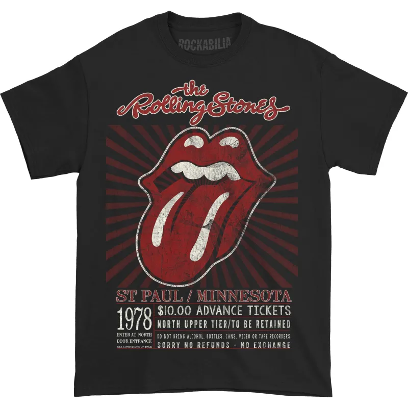 Tour '78 Ticket T-shirt sold by Rockabilia