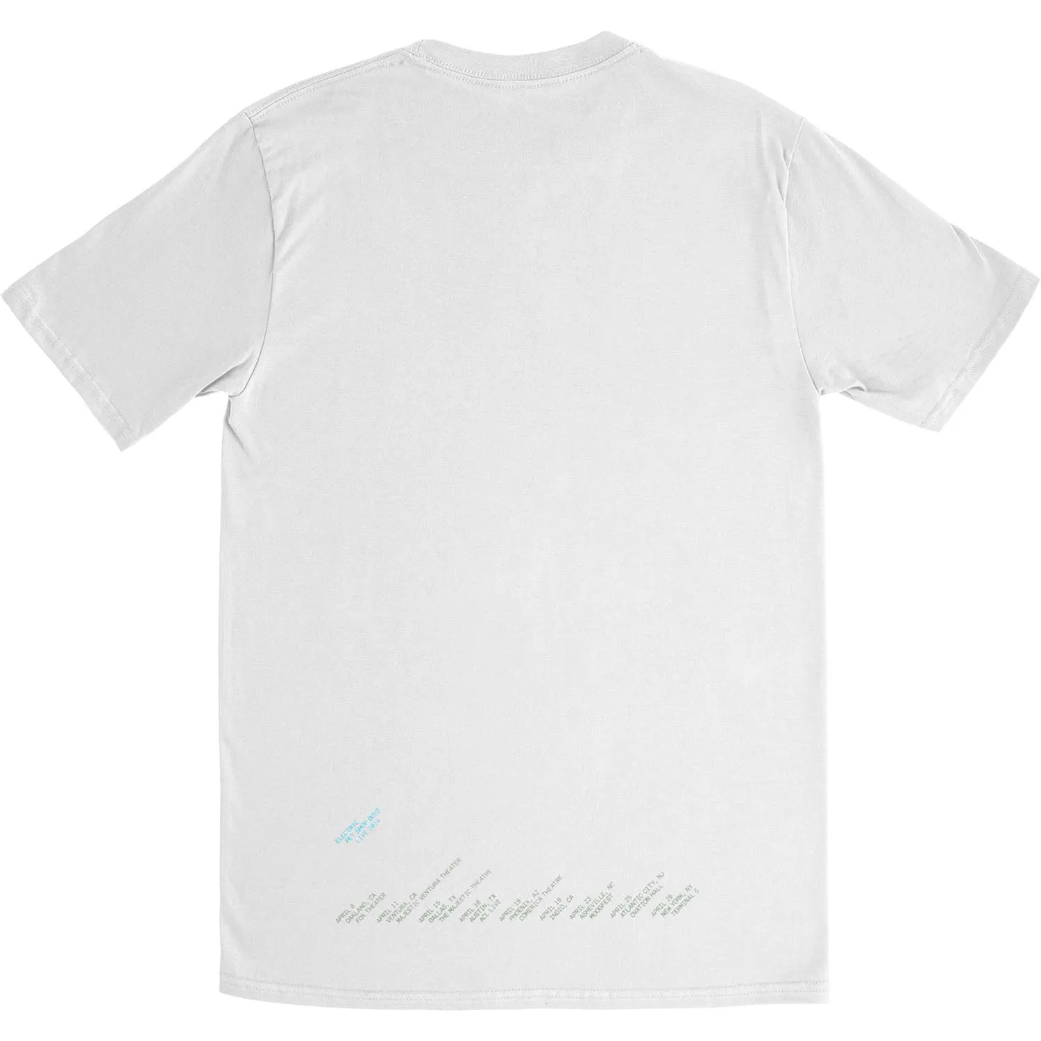 Electric Live 2014 Tour Slim Fit T-shirt sold by Rockabilia product image thumbnail 2