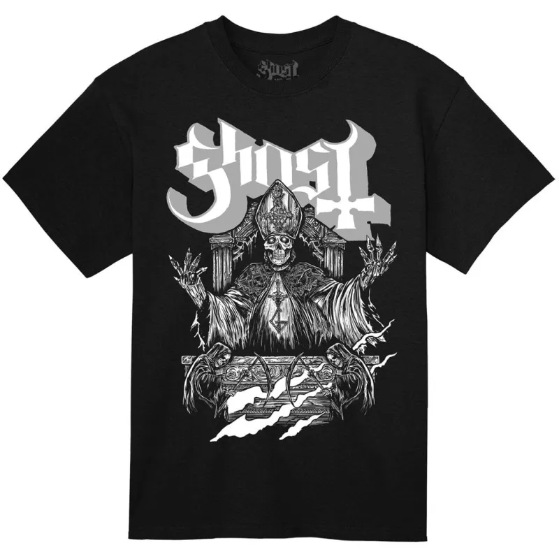 Papa V Perpetua Summons by Vertebrae33 (Rockabilia Exclusive) T-shirt sold by Rockabilia