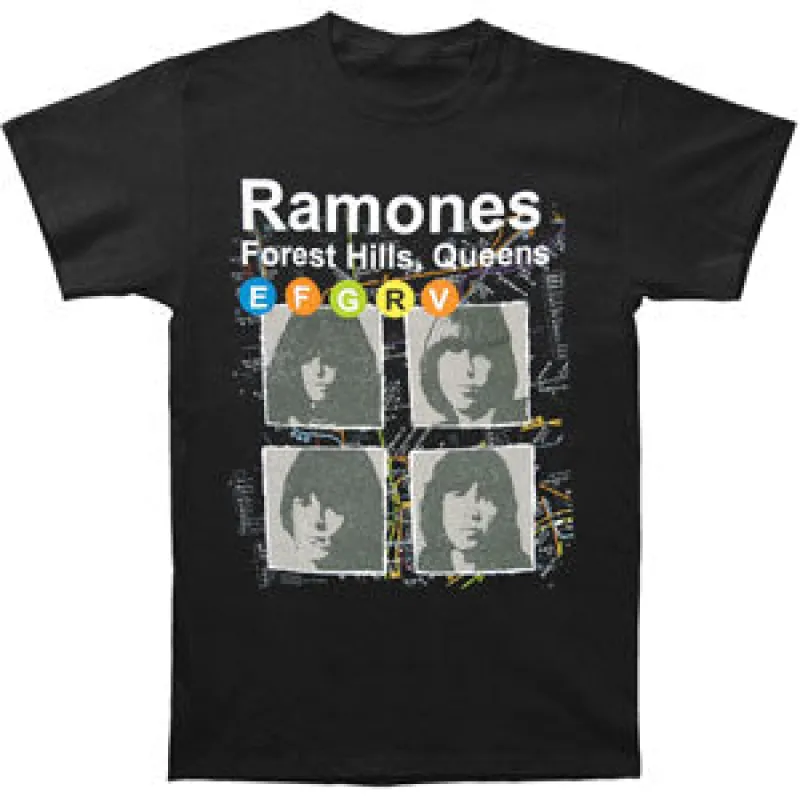 Ramones Forest Hills, Queens T-shirt made by Rockabilia