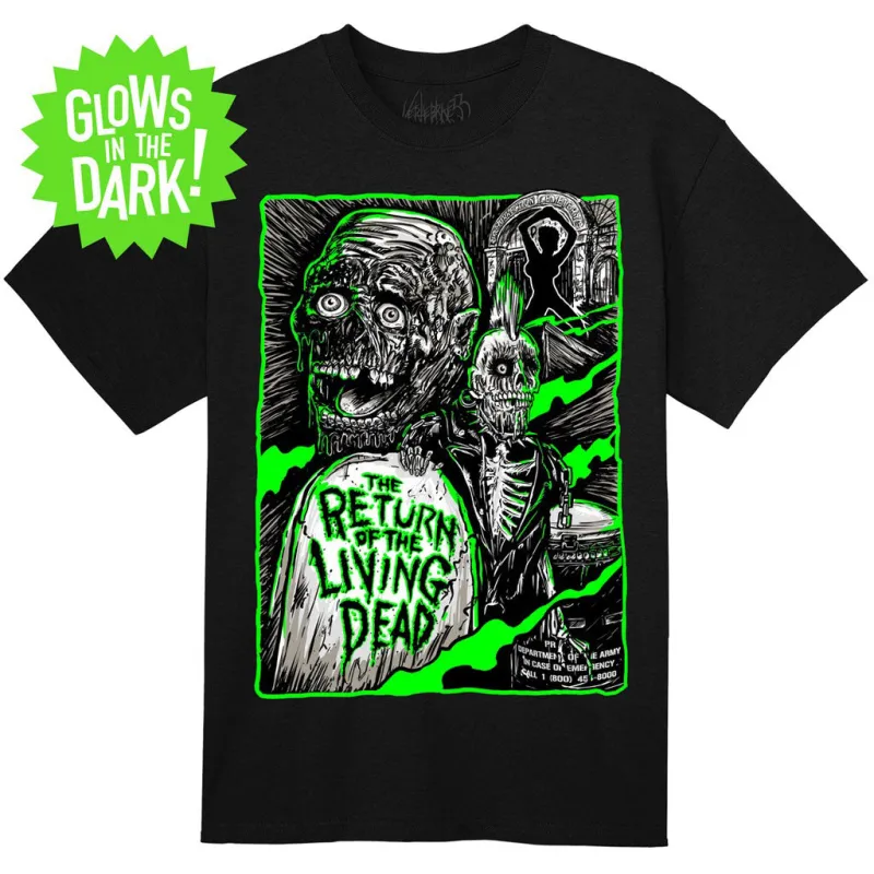 The Return Of The Living Dead by Vertebrae33 (Rockabilia Exclusive) T-shirt sold by Rockabilia