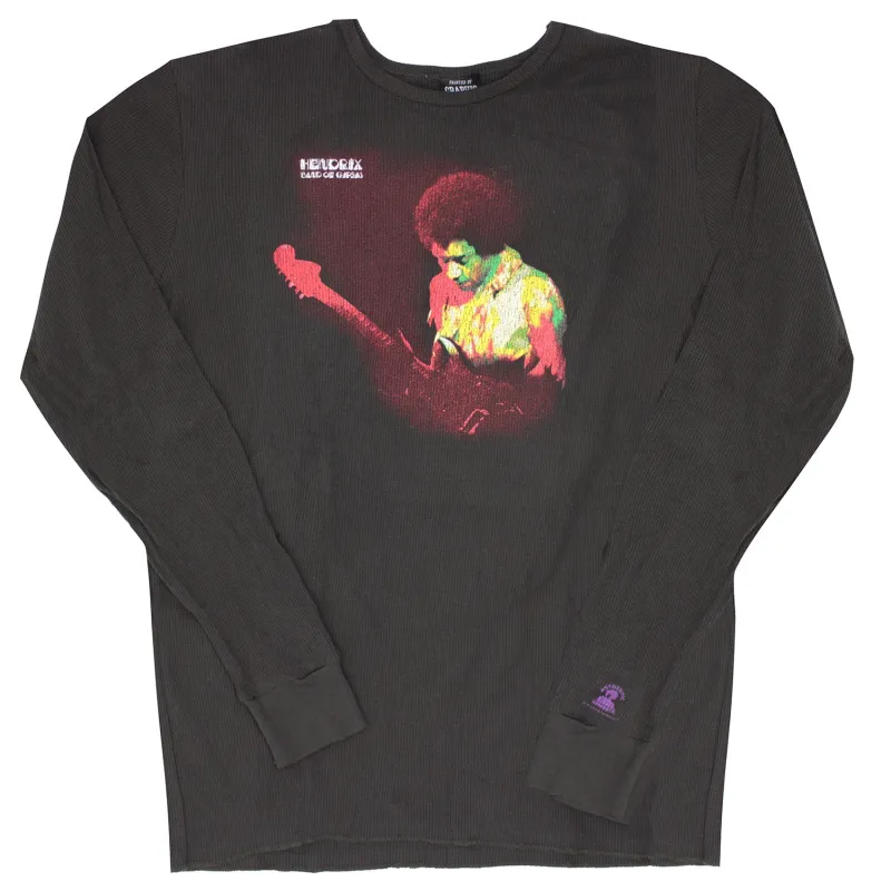 Distressed Band Of Gypsys/Band Of Gypsys Track Listing Thermal Long Sleeve sold by Rockabilia