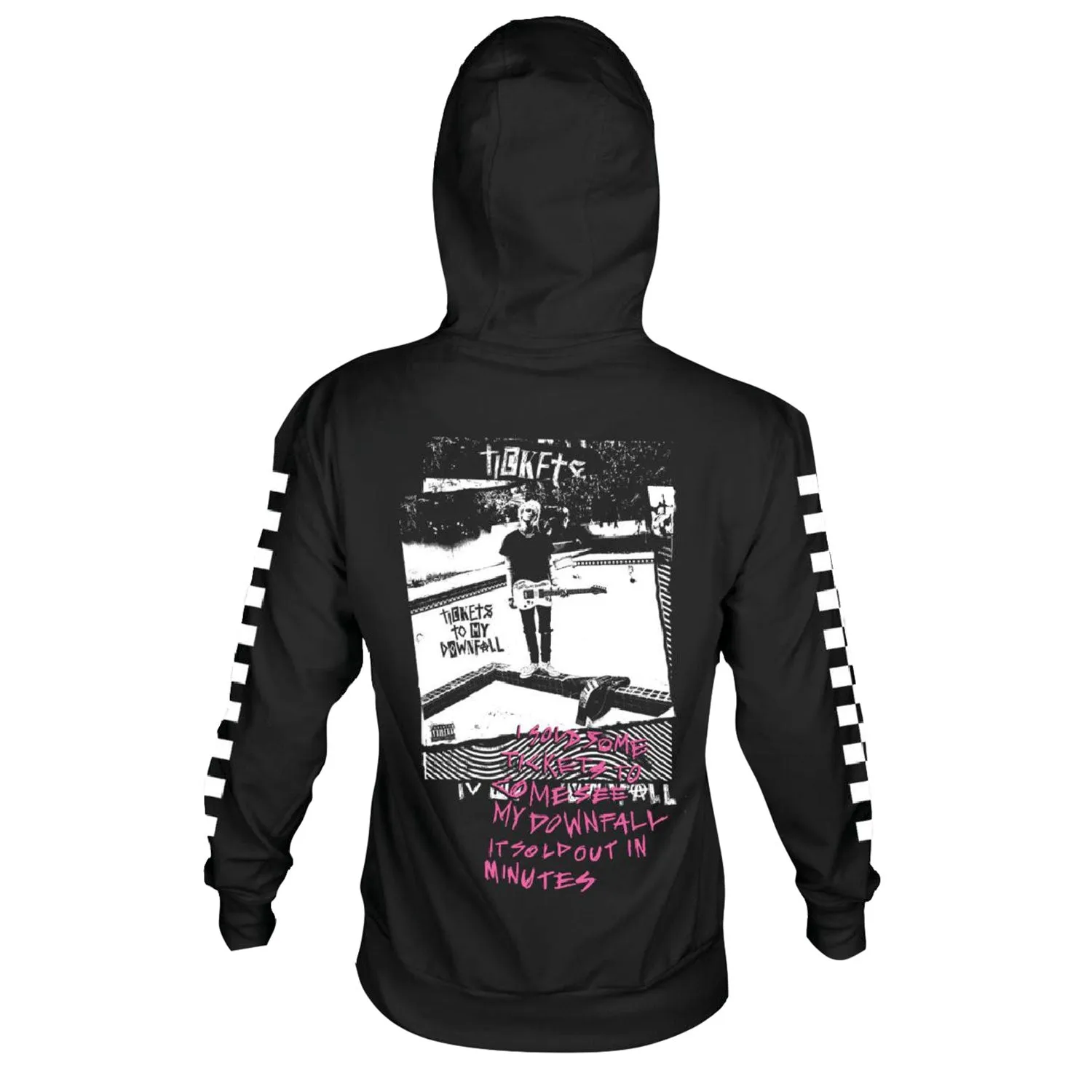Tickets To My Downfall Hooded Sweatshirt sold by Rockabilia product image thumbnail 2