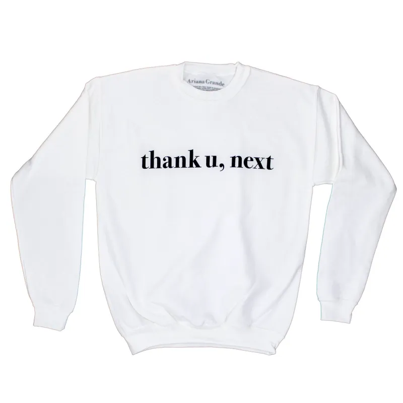 thank u, next Sweatshirt sold by Rockabilia