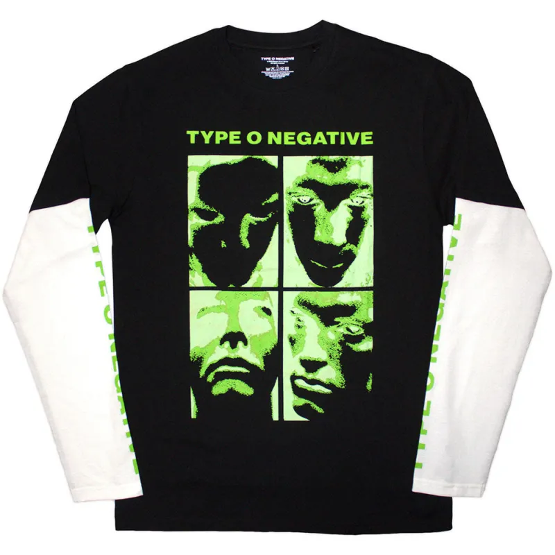 Faces Long Sleeve made by Rockabilia