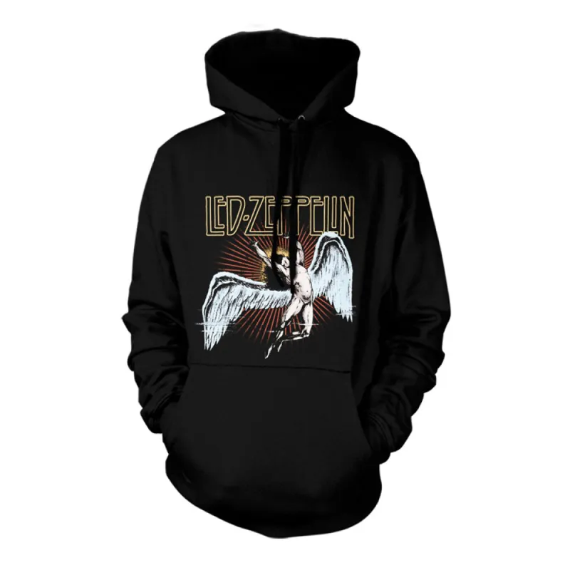 Icarus Burst Hooded Sweatshirt made by Led Zeppelin