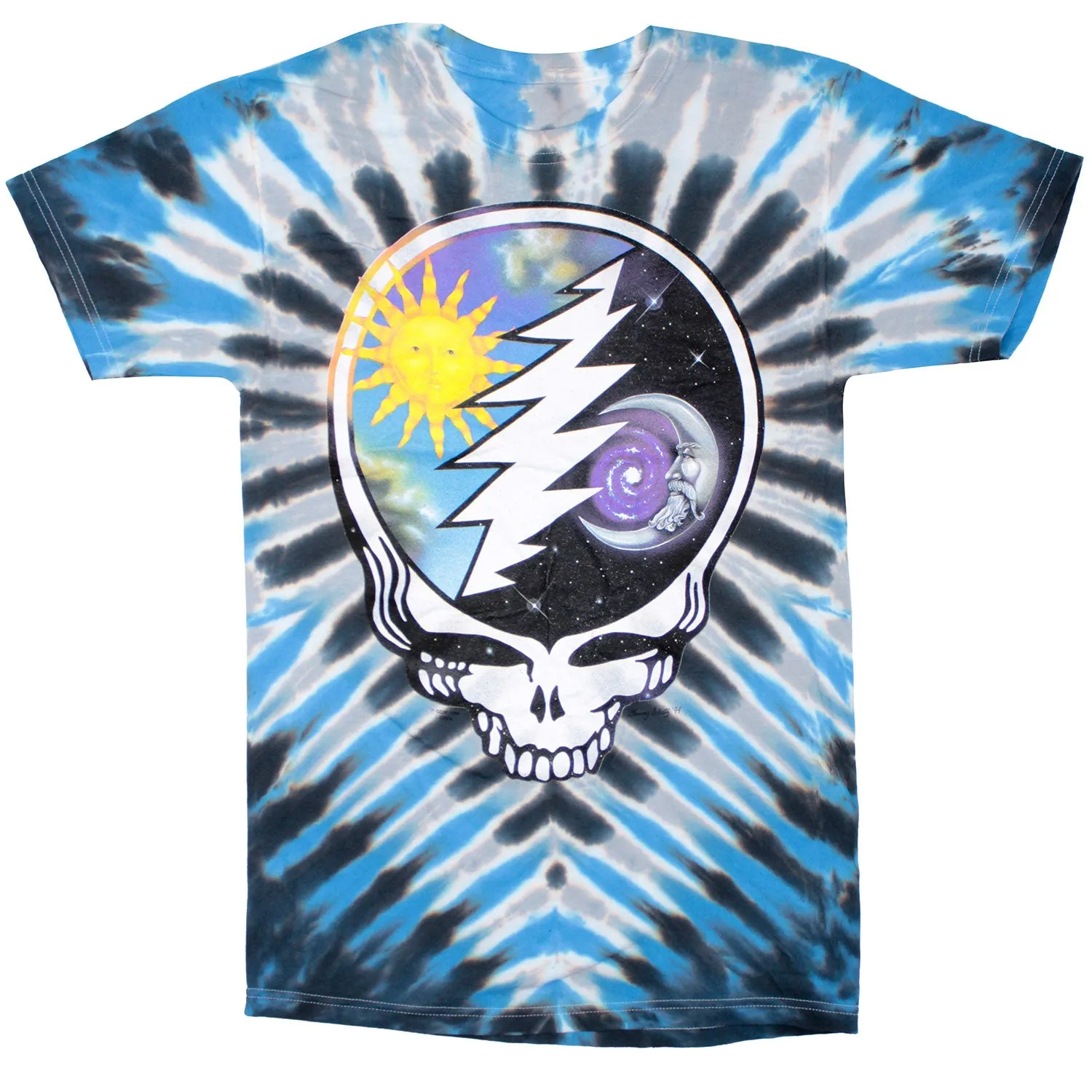 Night & Day Tie Dye T-shirt sold by Rockabilia
