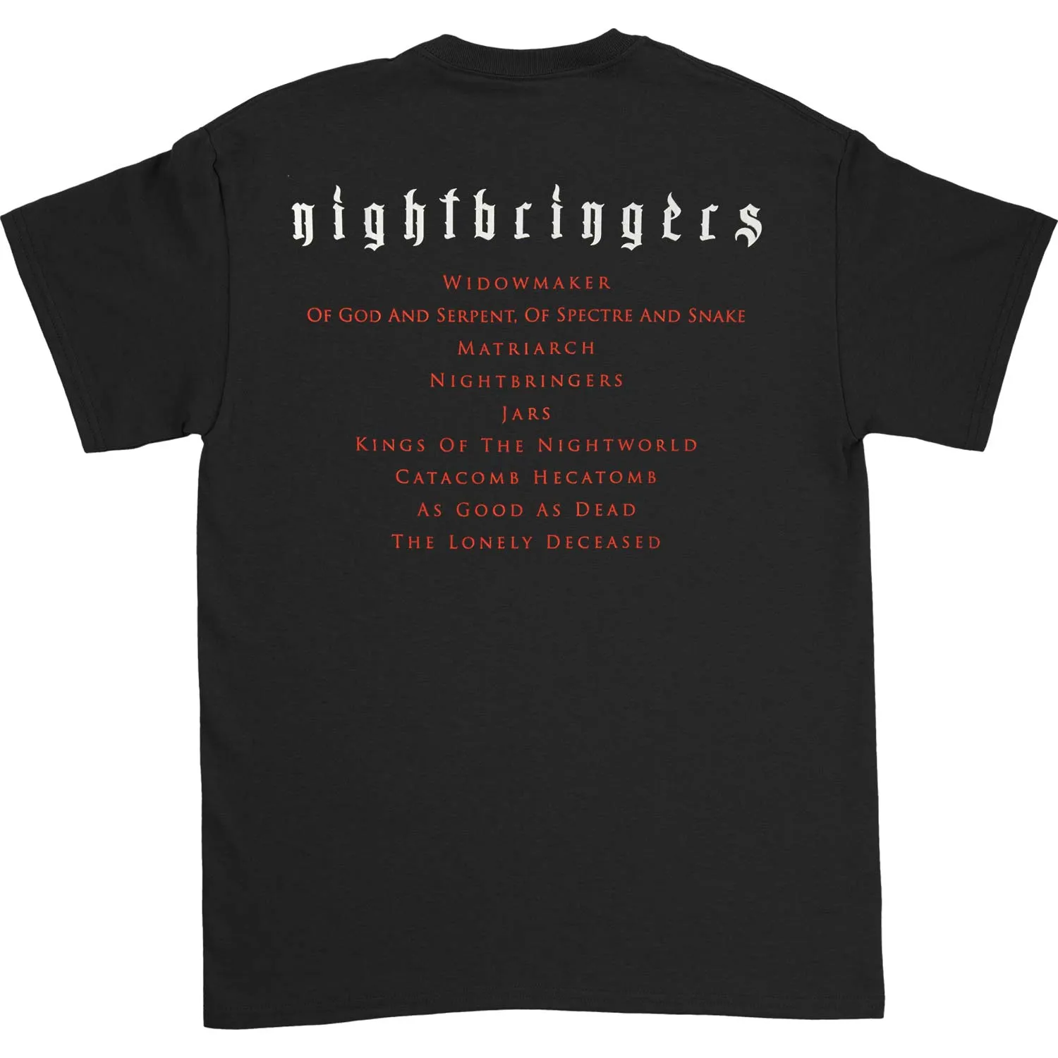 Nightbringers T-shirt sold by Rockabilia product image thumbnail 2