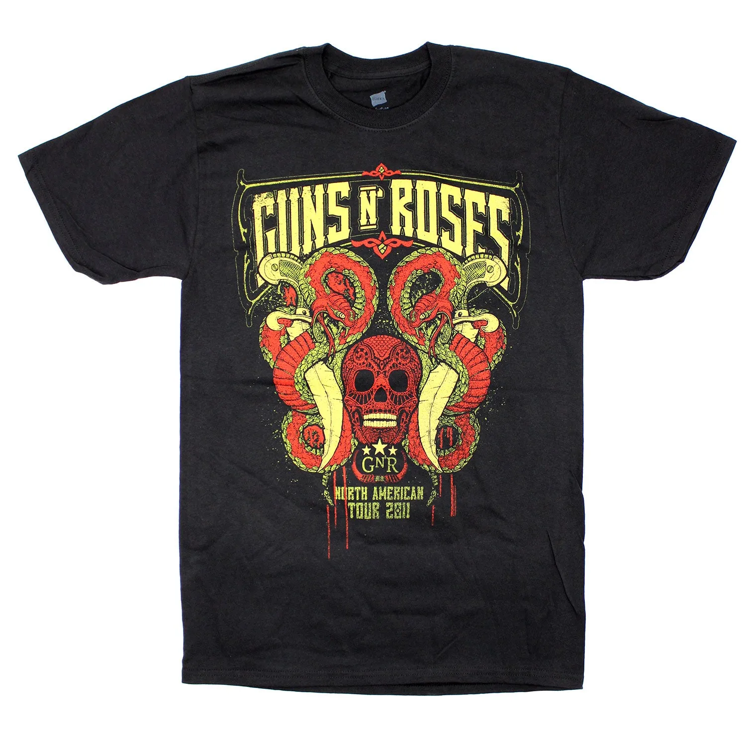 Snakes & Skull T-shirt sold by Rockabilia