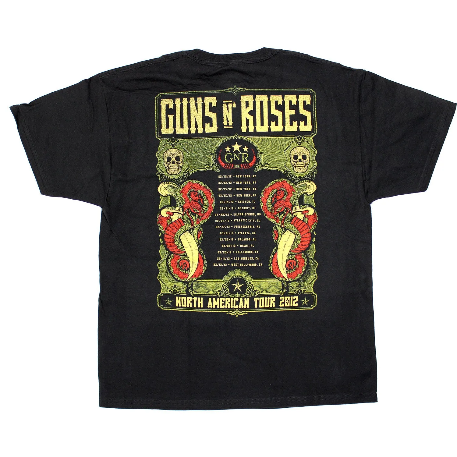 Snakes & Skull T-shirt sold by Rockabilia product image thumbnail 2