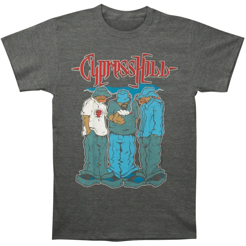 Blunted Heather Grey T-shirt made by Rockabilia