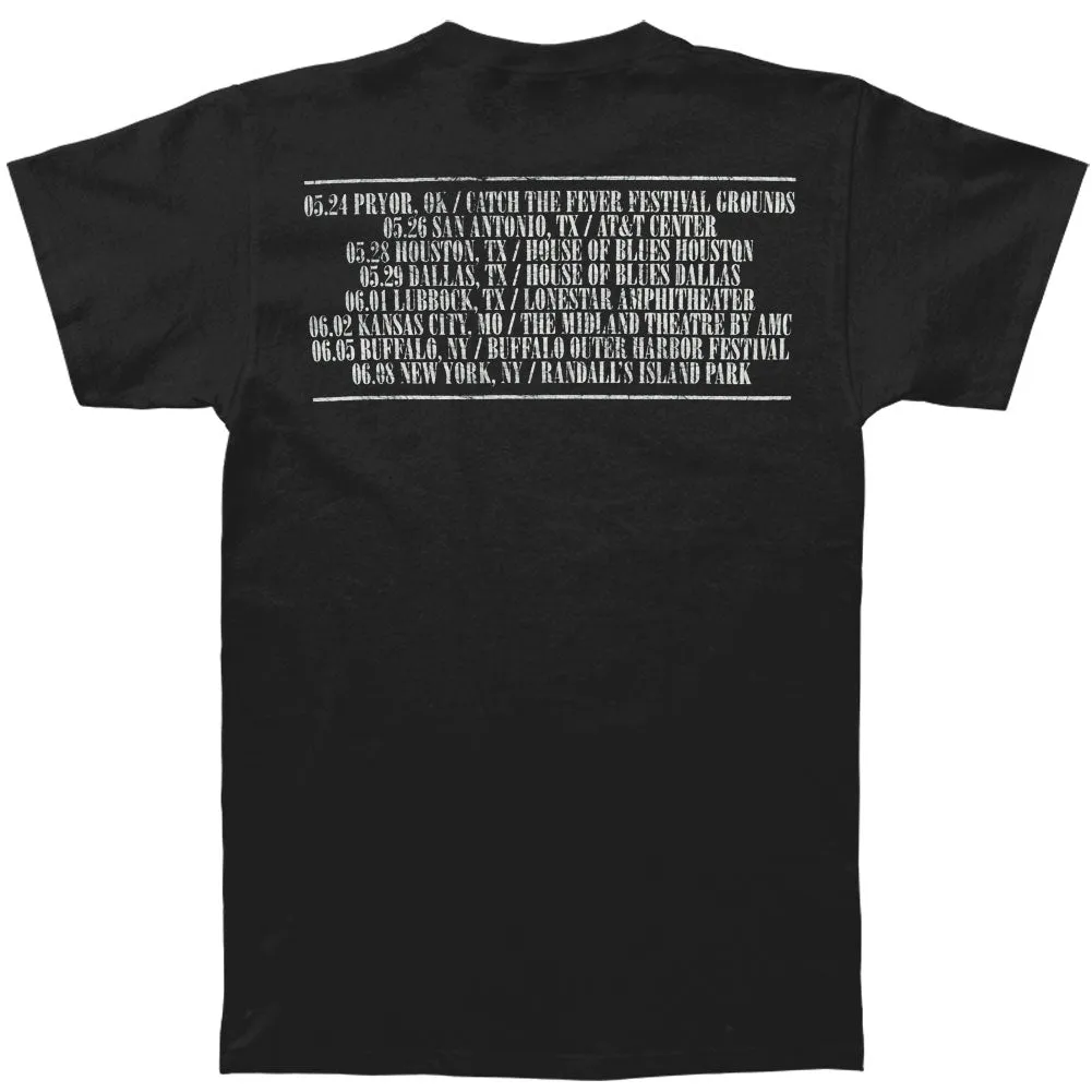 Scratched Logo 2013 Tour T-shirt sold by Rockabilia product image thumbnail 2