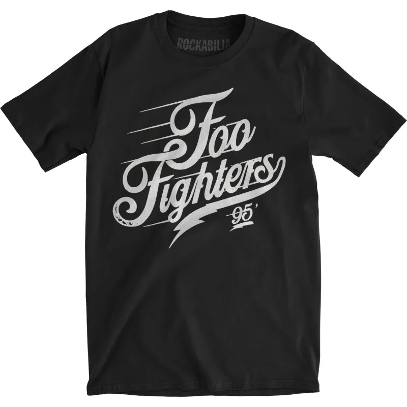 Script Logo Mens Soft T Slim Fit T-shirt made by Rockabilia