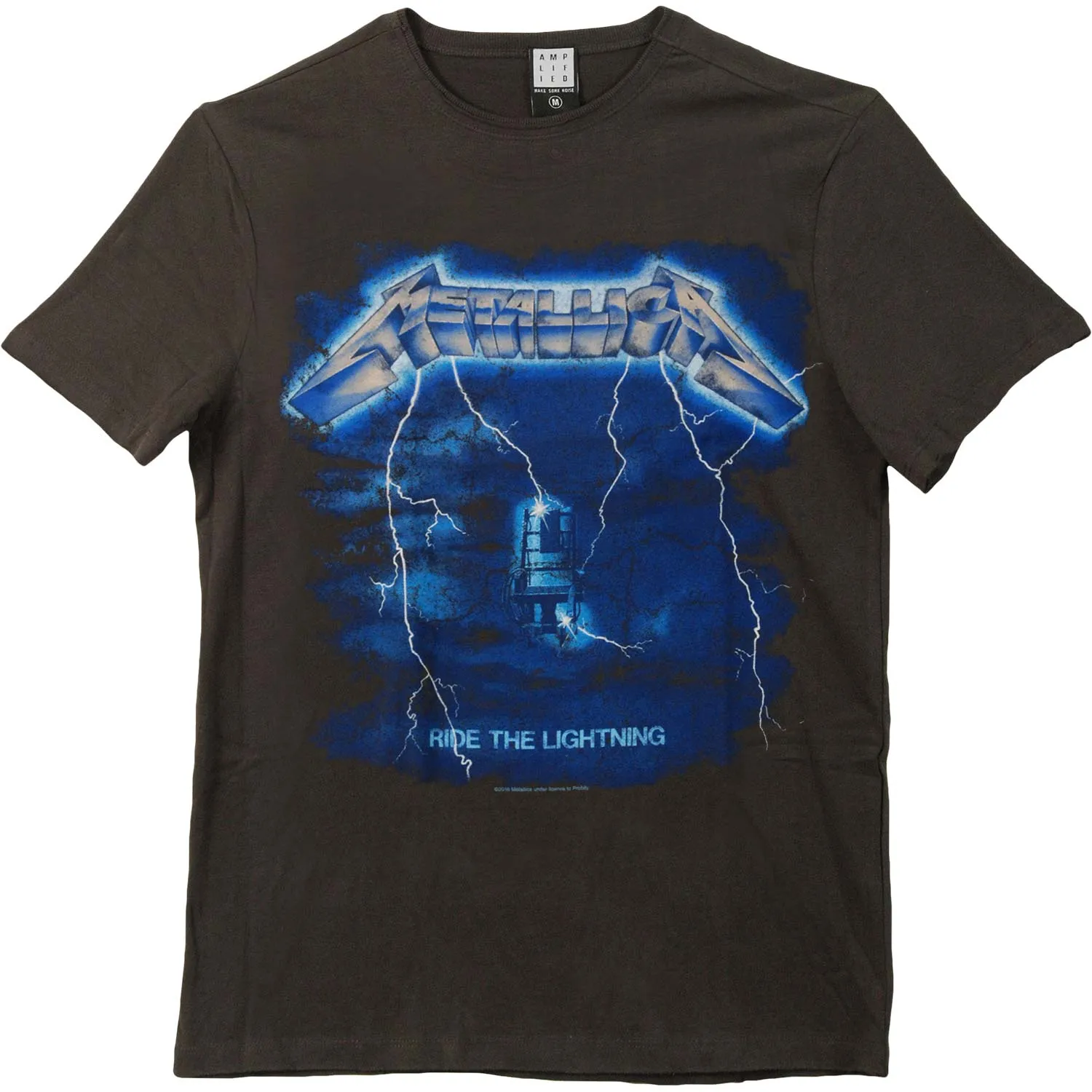 Ride The Lightning Slim Fit T-shirt sold by Rockabilia