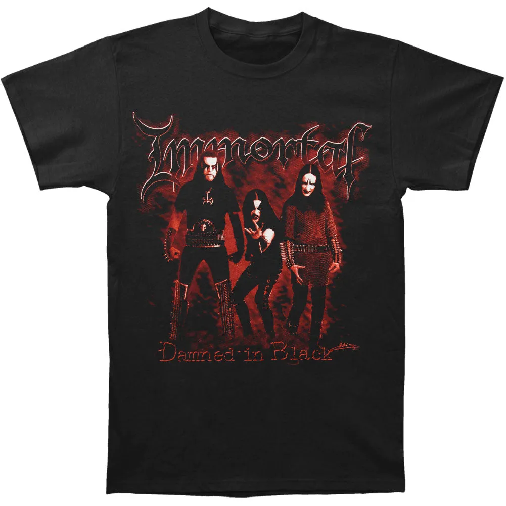 Damned In Black T-shirt sold by Rockabilia