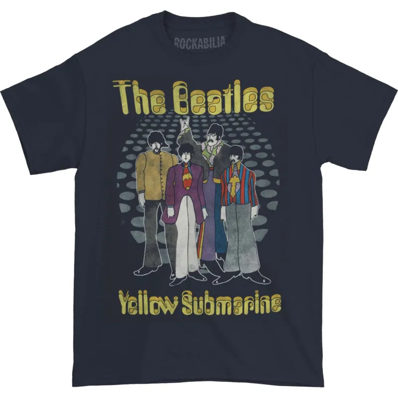 Yellow Sub Groovy Dots T-shirt sold by Rockabilia